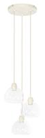 Light & Living Hanglamp 'Bisho' 3-Lamps, kleur Crème