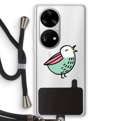 Birdy: Huawei P50 Pro Transparant Hoesje met koord