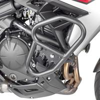 GIVI Valbeugel, Valbeugels voor de moto, TN4132 Zwart gepoedercoat staal onderzijde
