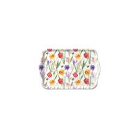 Tray melamine 13x21 cm flowers in spring