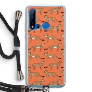 Cheetah: Huawei P20 Lite (2019) Transparant Hoesje met koord