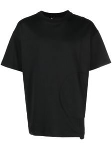 STYLAND t-shirt à bords brodés - Noir