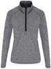 TriDry TR120 Women´s Long Sleeve Performance ¼ Zip - Black Melange/Black - XS