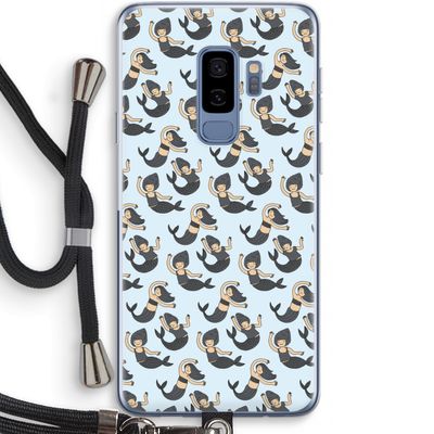 Zeemeermin: Samsung Galaxy S9 Plus Transparant Hoesje met koord