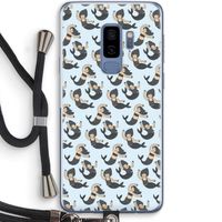 Zeemeermin: Samsung Galaxy S9 Plus Transparant Hoesje met koord