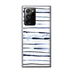 Ink Stripes: Samsung Galaxy Note 20 Ultra / Note 20 Ultra 5G Transparant Hoesje