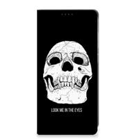 Mobiel BookCase Samsung Galaxy S25 Plus Skull Eyes