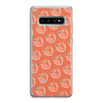Just peachy: Samsung Galaxy S10 Plus Transparant Hoesje