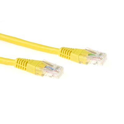 CAT6 UTP LSZH Patchkabel Geel 2M IB9802