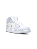 Jordan Kids baskets Air Jordan 1 'Glitter Swoosh' - Bleu