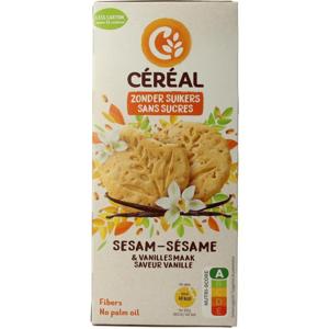 Cereal Sesam vanille koek
