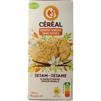 Cereal Sesam vanille koek
