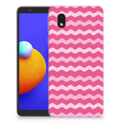 Samsung Galaxy A01 Core | TPU bumper | Waves Pink