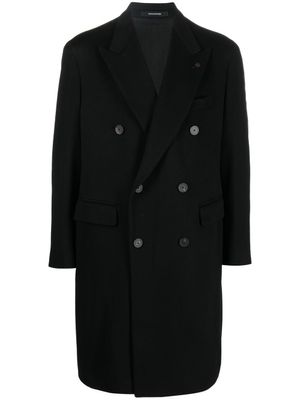 Tagliatore manteau à boutonnière croisée - Noir