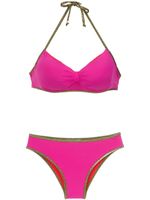 Amir Slama gold-tone trimming bikini set - Rose - thumbnail