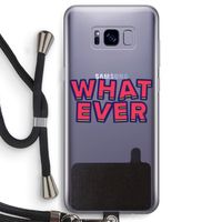 Whatever: Samsung Galaxy S8 Transparant Hoesje met koord