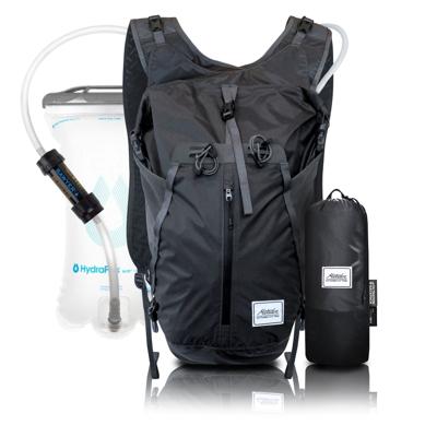 Matador Hydrolite Rugzak - 2L Drinksysteem met Sawyer Filter - Ultralicht & Opvouwbaar - Zwart
