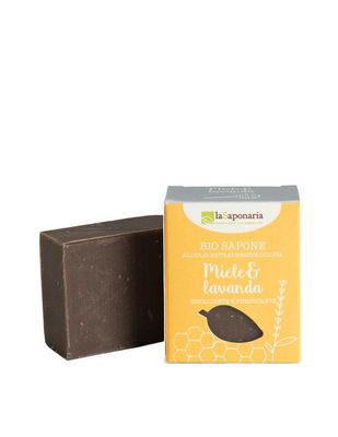 La Saponaria Handzeep honing lavendel (100 gr)