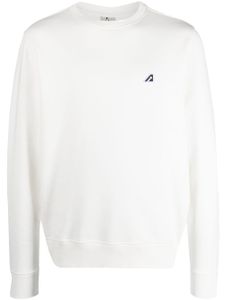 Autry sweat en coton à patch logo - Blanc