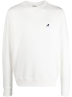 Autry sweat en coton à patch logo - Blanc