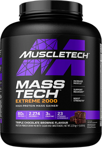 MuscleTech Performance Series Mass Tech Extreme 2000 Triple Chocolate Brownie (2720 gr)