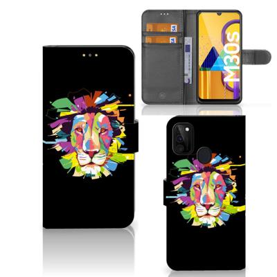Samsung Galaxy M21 | M30s Leuk Hoesje Lion Color Samsung Galaxy M21 | M30s Leuk Hoesje Lion Color