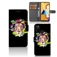 Samsung Galaxy M21 | M30s Leuk Hoesje Lion Color
