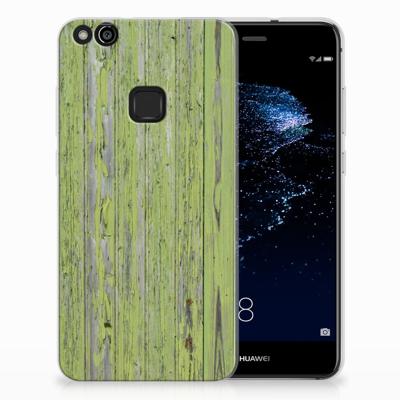 Huawei P10 Lite | Bumper Hoesje | Green Wood