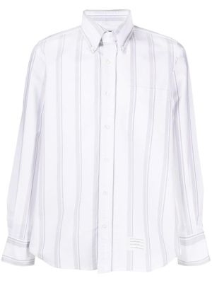 Thom Browne chemise à rayures - Blanc