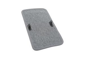New looxs nova plate - grijs - fietsplaat voor nova double detachable fietstas