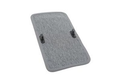 New looxs nova plate - grijs - fietsplaat voor nova double detachable fietstas