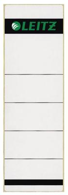 Leitz rugetiketten, zelfklevend, ft 6,1 x 19,1 cm, pak van 10 stuks, grijs