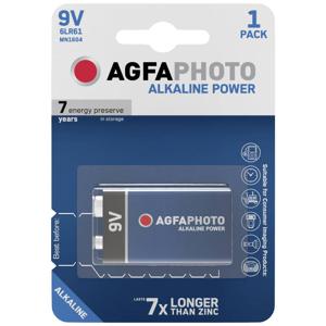 AgfaPhoto 6LR61 9V batterij (blok) Alkaline 9 V 1 stuk(s)