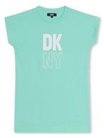 Dkny Kids robe en coton biologique à logo imprimé - Vert - thumbnail