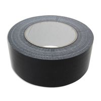 Zwarte ducttape op rol 50mm x 50 meter   - - thumbnail