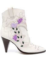 Sophia Webster bottines Shelby 85 mm - Blanc