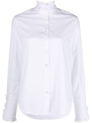 Semicouture Blouse met ruches - Wit Semicouture Blouse met ruches - Wit