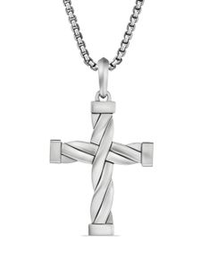 David Yurman pendentif Helios™ à pendentif croix - Argent