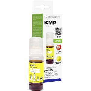 KMP Navulinkt vervangt Epson 104, T00P4 Compatibel Geel 70 ml E194 1648,0009