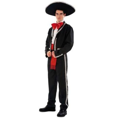 Kostuums voor Volwassenen 4 Onderdelen Mexicaan - Maat: XL - Maat: XL