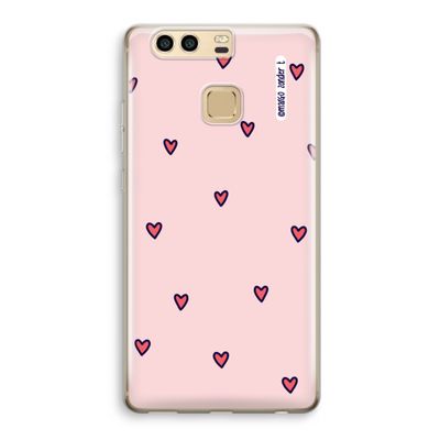 Hartjes: Huawei P9 Transparant Hoesje