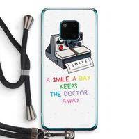 Smile: Huawei Mate 20 Pro Transparant Hoesje met koord