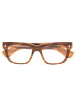 Garrett Leight x Officine Générale lunettes de vue à monture carrée - Marron