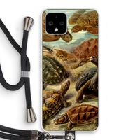 Haeckel Chelonia: Pixel 4 Transparant Hoesje met koord