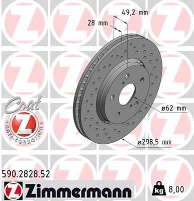 Remschijf SPORT REMSCHIJF COAT Z 590282852
