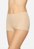 3844 dames boxershort microfiber - Dames polyamide hoge onderbroek - Badstof kruisje - ondergoed