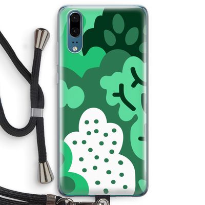 Bushes: Huawei P20 Transparant Hoesje met koord