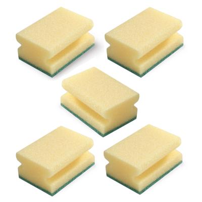 Benson Schuursponsjes - 10x stuks - met nagelbescherming - sterke reiniging