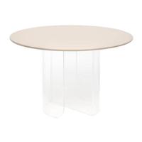 FÉST Plateau eettafel 120 transparant sand blad