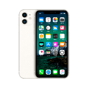 Refurbished iPhone 11 128 GB Wit Gebruikt